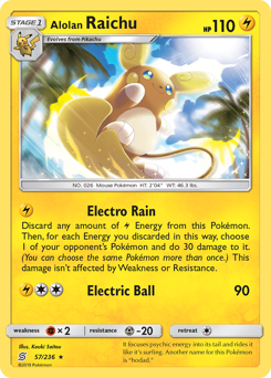 Alolan Raichu — Unified Minds 57/236