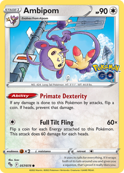 Ambipom — Pokémon GO 57/78