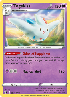 Togekiss — Astral Radiance 57/189