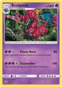 Scolipede — Burning Shadows 58/147