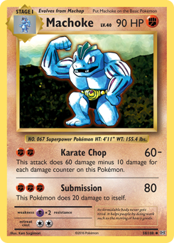 Machoke — Evolutions 58/108