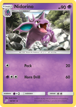 Nidorino — Team Up 58/181