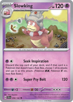 Slowking — Stellar Crown 58/142