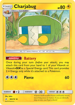 Charjabug — Unbroken Bonds 58/214