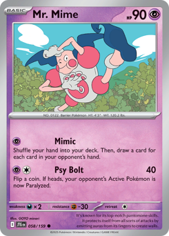 Mr. Mime — Journey Together 58/159