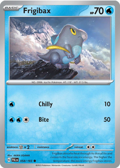 Frigibax — Paldea Evolved 58/193