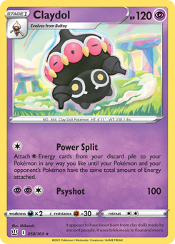 Claydol — Battle Styles 58/163