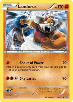 Landorus — Furious Fists 58/111