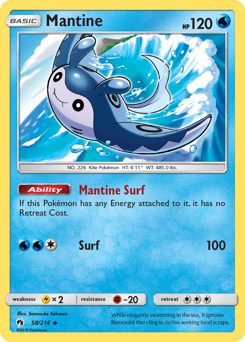 Mantine — Lost Thunder 58/214