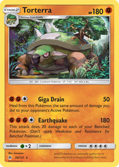 Torterra — Forbidden Light 58/131