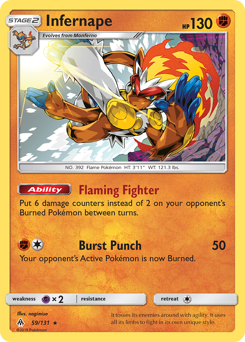 Infernape — Forbidden Light 59/131