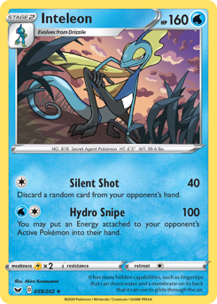 Inteleon — Sword & Shield 59/202