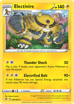 Electivire — Rebel Clash 59/192