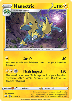 Manectric — Darkness Ablaze 59/189