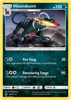 Houndoom — Crimson Invasion 59/111