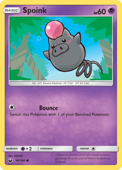 Spoink — Celestial Storm 59/168