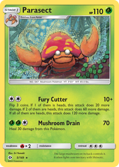 Parasect — Sun & Moon 5/149
