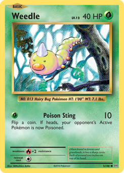 Weedle — Evolutions 5/108