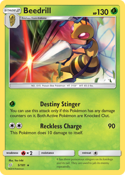 Beedrill — Team Up 5/181