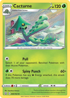 Cacturne — Battle Styles 5/163