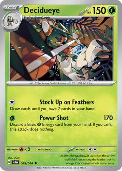 Decidueye — Shrouded Fable 5/64