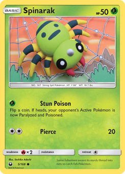 Spinarak — Celestial Storm 5/168