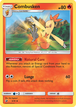 Combusken — Dragon Majesty 5/70