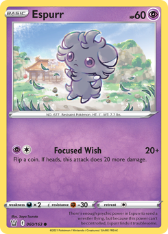 Espurr — Battle Styles 60/163