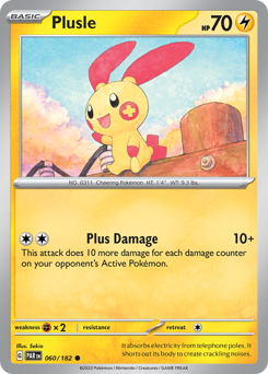 Plusle — Paradox Rift 60/182