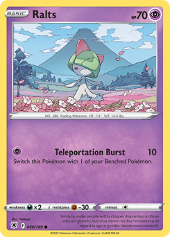Ralts — Astral Radiance 60/189