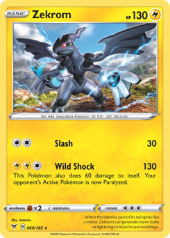 Zekrom — Vivid Voltage 60/185