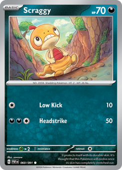 Scraggy — Paldean Fates 60/91