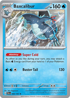 Baxcalibur — Paldea Evolved 60/193