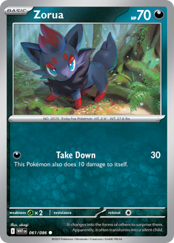 Zorua — White Flare 61/86