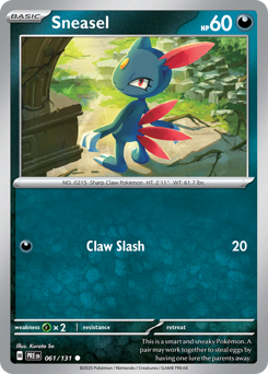 Sneasel — Prismatic Evolutions 61/131