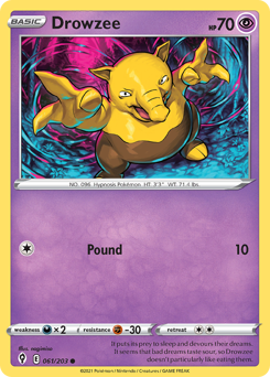 Drowzee — Evolving Skies 61/203