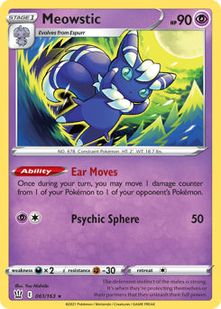 Meowstic — Battle Styles 61/163