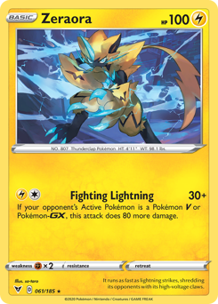 Zeraora — Vivid Voltage 61/185