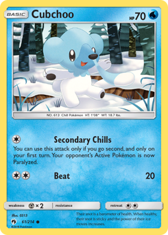 Cubchoo — Lost Thunder 61/214