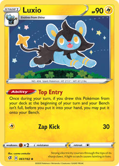 Luxio — Rebel Clash 61/192