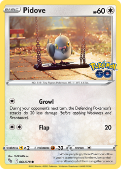 Pidove — Pokémon GO 61/78