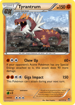 Tyrantrum — Furious Fists 62/111