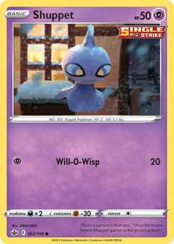 Shuppet — Chilling Reign 62/198