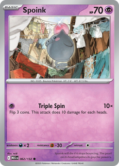 Spoink — Mega Evolution 62/132