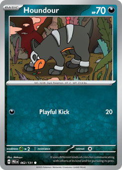 Houndour — Prismatic Evolutions 62/131