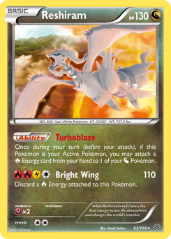 Reshiram — Roaring Skies 63/108