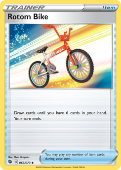 Rotom Bike — Champion's Path 63/73