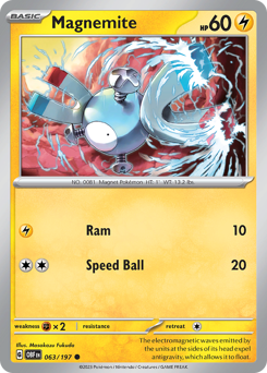 Magnemite — Obsidian Flames 63/197