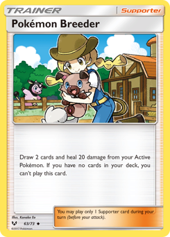 Pokémon Breeder — Shining Legends 63/73