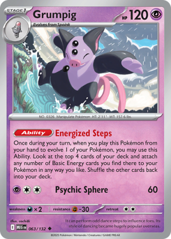 Grumpig — Mega Evolution 63/132